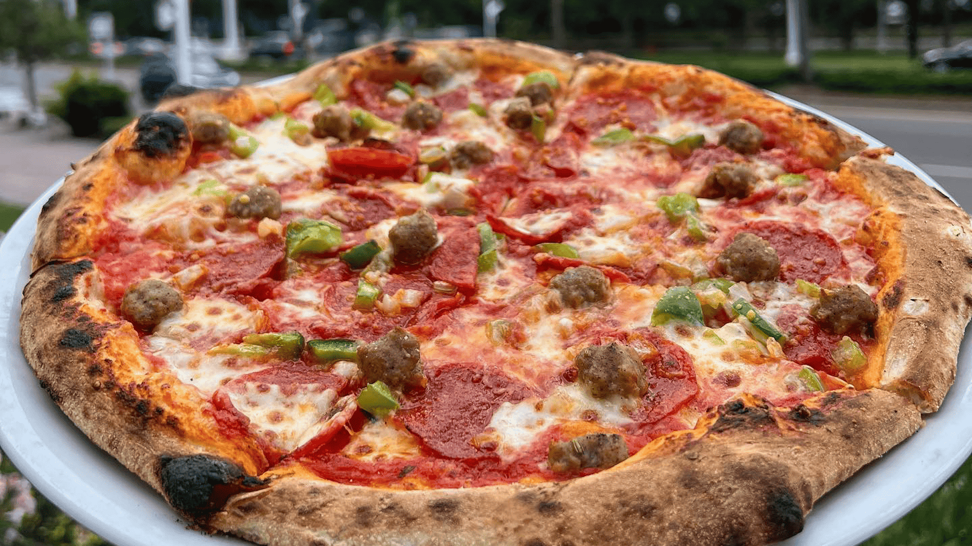 Fabrica Woodfired Pizza signature dishes Margherita PizzaCarnoso PizzaProsciutto e Arugula Pizza